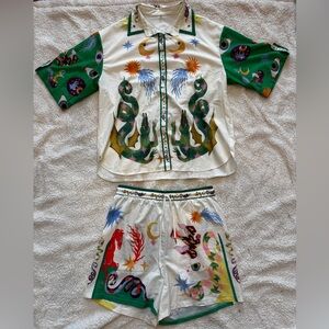 Graphic Colorful Co-Ord Set